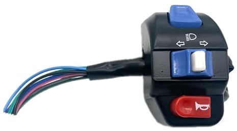 Blocchetto comando Sinistro Universale in alluminio per modifica compatibile con Aprilia Scarabeo 50 2T