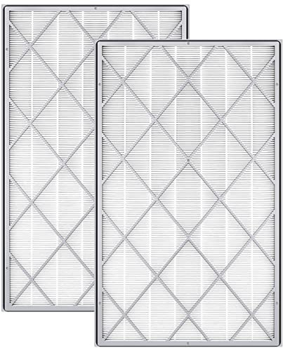 HE601 HEPA Replacement Filter Compatible with Shark Air Purifier 6-Fan Models HE601& HE602, H13 True Premium HEPA Filter, Compare to Part # HE6FKPET, HE6FKBAS, HE6FKPRO, 2 Pack