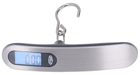 50kg Portable Hook Scale Electronic Hook Scale Hanging Scale Digital Luggage Fishing Scale with Battery Hook Type