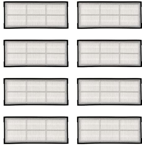 (8 Stück) HEPA-Filter für Roborock S7 S7+ S7 MaxV, S7 MaxV Plus, S7 MaxV Ultra, S8 Pro Ultra, S8 S8+ S7 Max Ultra, S7 MaxV plus, S7 plus, S7 Pro Ultra Q5 Roboter Staubsauger Filter Zubehör Ersatzteile