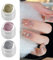 BSMKCL Smalto gel UV 3 colori metallizzato, nail art 3D, creativo elastico, smalto metallico, colla, fai da te, manicure, salone per unghie, vernice, oro, argento, rosa