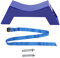 Support De Bouteille De Propane Support De Bouteille De Gaz Support Mural Fixe Pour Bouteille De Gaz Fixation pour bouteille de gaz Avec Vis D'expansion Sangle De Sécurité(Bleu)