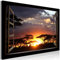 murando - Akustikbild Fensterblick Bilder Akustikschaum Hochleistungsschallabsorber Schallschutz Leinwand 1 tlg Wandbild Raumakustik Schalldämmung Afrika Serengeti c-C-0399-b-a