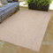 Carpettex Outdoor Teppich Wetterfest 200x300 (200 x 290 cm) Sisal Optik Beige - Ideal für Balkon, Garten, Terrasse und als Küchenteppich - Teppich Waschbar, Flachgewebe, Wasserfest, Pflegeleicht