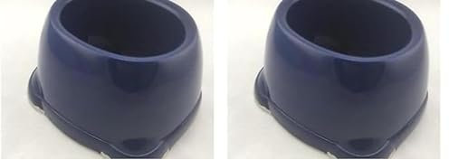 Moderna Spaniel Bowl, Blueberry (Pack of 2) - Dog Feeding Bowl for Medium Dogs