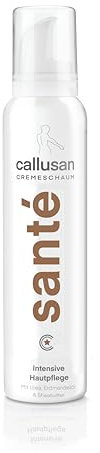 Callusan Körperpflege Cremeschaum Santé Vegan 175 ml – Feuchtigkeitscreme Pflege mit Urea und Sheabutter - Intensive Hautpflege für den ganzen Körper