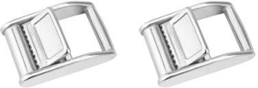 2 Satz von 38 mm 316 Edelstahl Nocken Ratsche Schnalle für Spanngurt Fracht Zurrgurte