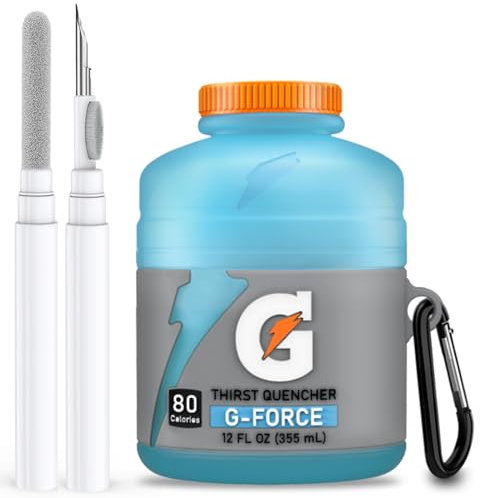 Niedliche Schutzhülle für Airpod-Hülle mit Reinigungsset, 3D-Kawaii-Cartoon-Lebensmittel, lustige modische Silikon-Schutzhülle, Zubehör mit Schlüsselanhänger für Airpod-Hülle 2. und 1. Generation für