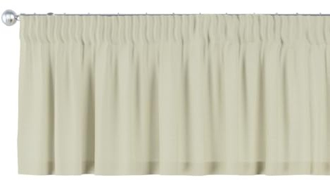 dekoria Kurzgardine mit Kräuselband Schal Gardine Dekoschal 260 x 40 cm Taupe