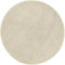 andiamo weicher Badezimmerteppich Arezzo - Badematte waschbar - Badvorleger Badteppich saugfähig und schnelltrocknend - Creme 67 cm Rund