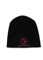 SCHIETWETTER Accessoire Kinder Mütze, Leichte Beanie, Übergangsmütze, dünne Kopfbedeckung, Logo-Print, stretch, warm, einfarbig black/magenta 52