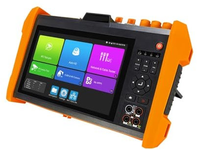 CCTV Test Monitor Ip Camera Test K15 8K Monitor CCTV Tester H.265 Multifunction SFP Optical Module AHD CVI TVI SDI All In One Tester Monitor(Color:K15-ADH)