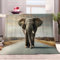 Weiche Kuscheldecke, Flauschige Flanell Warmes Wohndecke 70x100cm, Tierfotografie Elefant Sofadecke Waschbar Tagesdecke, Bunt Flauschdecke Für Kinder Jungen Erwachsene