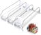 Elepl Automático Dispensador Latas Nevera Organizador 3 Filas 31x25x8 cm Organizador Frigorifico Dispensador de Latas Nevera Organizador de Latas Organizadores Nevera para Bebidas y Cervezas