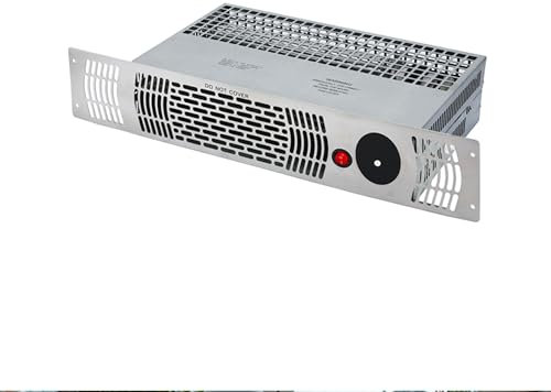 DeXpro Plinth Fan Heater, 2kW | 3 Settings with Remote Control | Stainless Steel