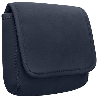 kwmobile Kabeltasche Kabel Organizer Tasche - Neopren Reise Pouch 16 x 12 cm - Travel Organizer - Kabeltasche Reiseutensilien - Tech Bag in Dunkelblau