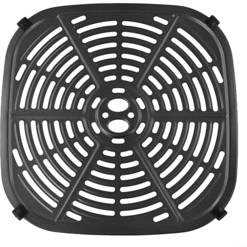 Cestello di Ricambio per friggitrice ad Aria, Quadrato, Antiaderente, teglia da Forno, griglia, Accessori per elettrodomestici da Cucina, Nero