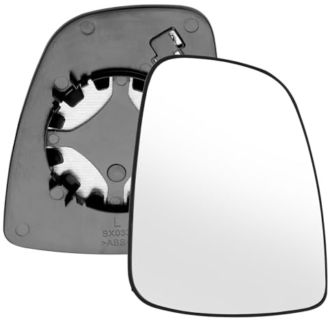6001549716 Beheizbar Spiegelglas Links Ersatz für 2014-2017 Renault Dacia Duster 2008-2013 Logan Sandero, Beifahrerseite Spiegelglas mit Trägerplatte