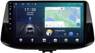 Android 15 2 DIN Radio de Coche 9 Pantalla táctil para Hyundai i30 2017-2021 con Cámara Trasera/GPS/4G WiFi/FM/BT/USB/Mandos Volante/Carplay/Reproductor Multimedia/Car Stereo(RS90 8+256G)