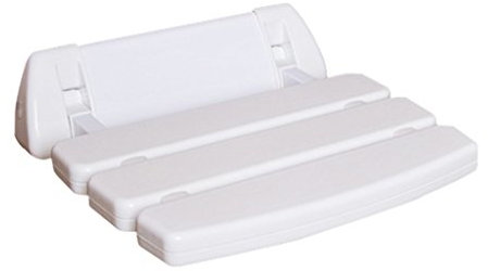 YFF-Badehocker ABS Badezimmer Safe rutschfeste Bequeme Sitz Dusche Bad Klappstuhl Behinderte/Schwangere/Ältere Dusche Sitzhocker Kann Tragen 150KG (Weiß)