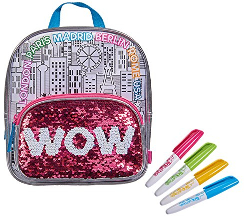 Simba 106374266 - Color Me Mine Swap Back Pack Tasche zum Bemalen / Jetzt neu mit trendigen Wendepailletten