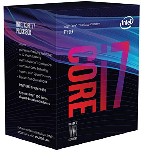 Intel Core i7-8700 3,20GHz 12MB Smart Cache - Prozessoren (Intel® CoreTM i7 der 8. Generation, 3,20GHz, LGA 1151 (H4-Slot), PC, 14nm, i7-8700)