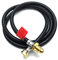 CPUK 3m Long Gas Bottle Connecting Hose UK POL x W20 Connector for LP LPG Propane 3 metre