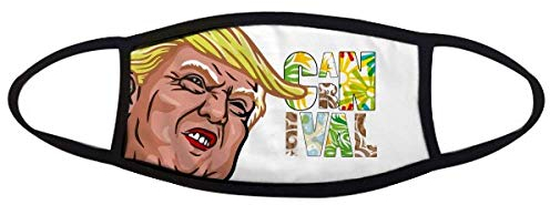 offbb Rainforest Carnival Overlay Maske Winddicht Wiederverwendbar Anti Staub Präsident