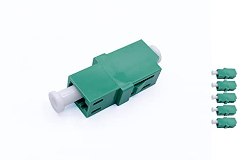 Elfcam®- Glasfaser Adapter, LWL Adapter/Kupplung (5 Stück, LC-LC APC Simplex)