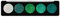 Profusion Cosmetics Emerald Gems Glitzer-Lidschatten-Palette mit 5 Farbtönen für attraktiven Augen-Look, heben Sie Ihr Make-up-Spiel auf die nächste Stufe mit Premium Beauty-Tool