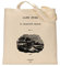 Literarische Tragetasche Handtasche mit Buch-Design Büchertasche Bibliothekstasche Markttasche, Beige, Einheitsgröße