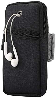 Téléphone Clips ceinture Sac à bras de téléphone pour le support de téléphone portable à brassard pour iPhone 12 11 Pro Max XS / XR / 8/6 / 6 plus, porte-gymnastique pour bras, pochette de téléphone p