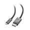 Cable Matters Cable trenzado USB-C a DisplayPort de 1,8 m (cable USB C a DP) compatible con 8K 60Hz en gris, Thunderbolt 4 / USB 4 compatible con MacBook Pro, Dell XPS, iPhone 15 Pro Max Plus