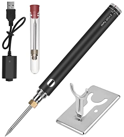 Towwoo Saldatore a Batteria Ricaricabile, Portatile Saldatore Ricaricabile USB, Mini Penna Kit di Saldatura a Stagno Professionale con Supporto in Metallo per Varie Riparazioni, 8W 5V Interfaccia 510