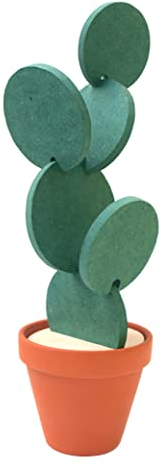Gcroet Cactus Shaped Coasters Cactus Coasters Creative Cactus Shaped Design Set Table Decoration Heat Insulation Nonslip Creative Pad For Home Office Bar Decor Cup Mats Placemats,Table Mat
