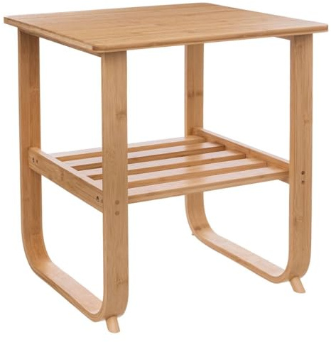 Five Beistelltisch aus Bambus, 45 x 45 x 50 cm
