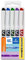 PILOT V PEN - Erasable Disposable Fountain Pen - 0.6mm Nib Tip - Medium Line - Pillow Pack of 5 - Black, Blue, Red, Green & Violet