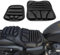 2-teiliges Motorrad-Sitzkissen, Motorrad-Sitzkissen-Set, Gel-Schwamm-Pad-Abdeckung, Universal-Motorrad-Netz-Schutzsitzbezug, Druckentlastung