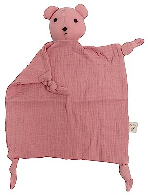 Kaiser 65233 Bear Schnuffeltuch Muslin (Birdal Rose)