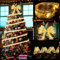 Encham Weihnachtsband Lichter 5m 50Led Weihnachtsbeleuchtung Band Weihnachtsbaum Lichterkette Weihnachtslichterkette für Party Hochzeiten Innen und Außen Weihnachtsdeko