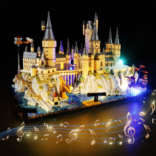 cooldac Led Licht Kit für Lego 76419 Harry Potter Schloss Hogwarts Set(Nur Beleuchtung, Kein Lego)