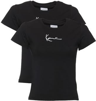 Karl Kani Damen KW234-056-1 Small Signature 2-Pack Essential Tight Tee