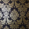 SOPHIE LAURENCE Black & Gold Damask Wallpaper - Vintage Floral Metallic Finish, Easy Apply & Washable (0.52m x 10.05m, Covers 5.2sqm) - Perfect for Any Room