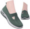 Walkingschuhe Damen mit Dämpfung Orthopädische Schuhe Sommer Leicht Sommerschuhe Bequem Weite H Krankenschwester Schuhe Atmungsaktives Vermascht Wanderschuhe Memory Schaum Sneaker Sandalen