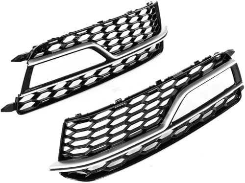 Auto Front Kühlergrille für Audi A5 S5 2013-2017, Front Motorhaube Grill Stoßstange Haube Nieren Mittelgitter Nebelscheinwerfer Zubehör