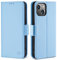 STAWLKA Wallet Case for iPhone 13 (6.1), RFID Blocking Card Holder Kickstand Magnetic Closure Flip Folio PU Leather Cover Shockproof Protective Phone Case for iPhone 13 - Light Blue