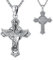 Eusense Sankt Michael Kreuz Halskette 925 Silber Sankt Michael Anhänger Erzengel Beschützt uns Medaille Schutzpatron Amulett Religiöser Schmuck Geschenke für Männer Frauen