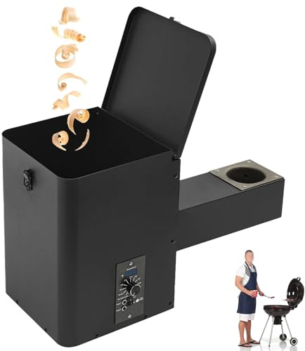 Pellet-Set für Pelletöfen, Pelletgrill-Umrüstset mit LED-Digitalanzeige, Temperaturregelung von 82–232 °C, elektrisches Pellet-Smoker-Grill-Ersatzteil zum Grillen, Backen und Braten