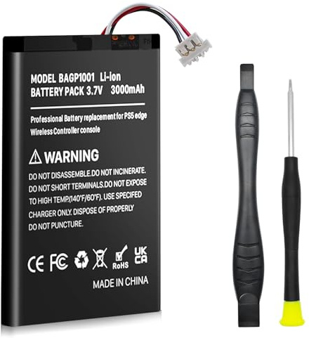 BOANV 3000mAh PS5 Edge Controller Akku LIP1708 Ersatz für Sony PS5 Edge PlayStation 5 DualSense CFI-ZCT1W Wireless-Controller mit Werkzeug-Set (PS5edge(1 Pack))