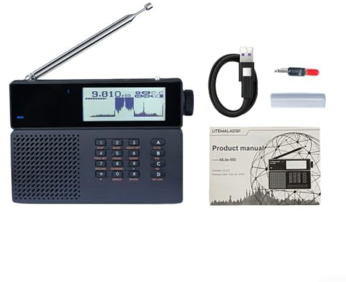 Digital Radio Receiver for MLite880, Shortwave Medium Wave Aviation RDS SSB Reception, Portable Malachite Radio Accessory